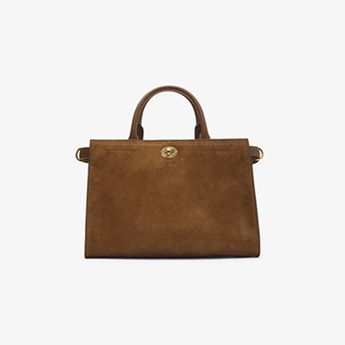 burberry cotswolds suede tote bag